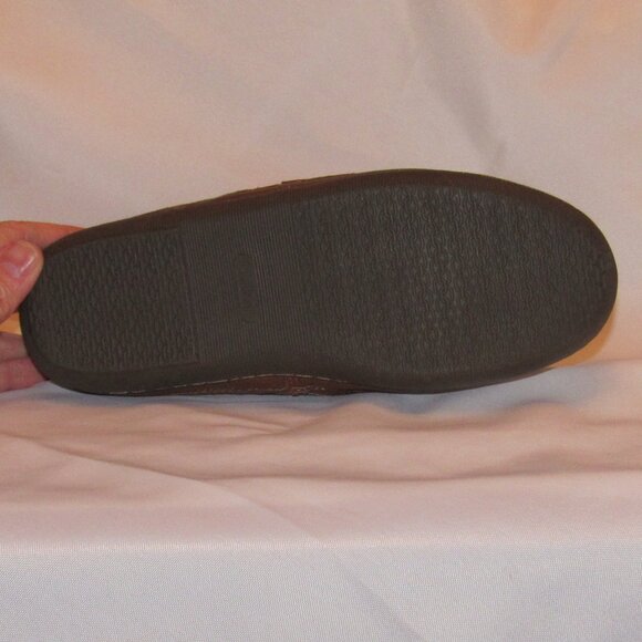 L.L. Bean Elkhide Slippers 272346 Brown Leather Men's Size 8M Excellent Cond. - Picture 8 of 12